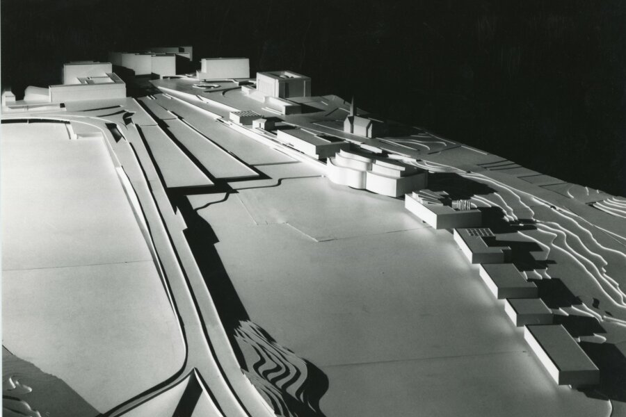 Alvar Aalto: městský plán centra Helsinki, 1961